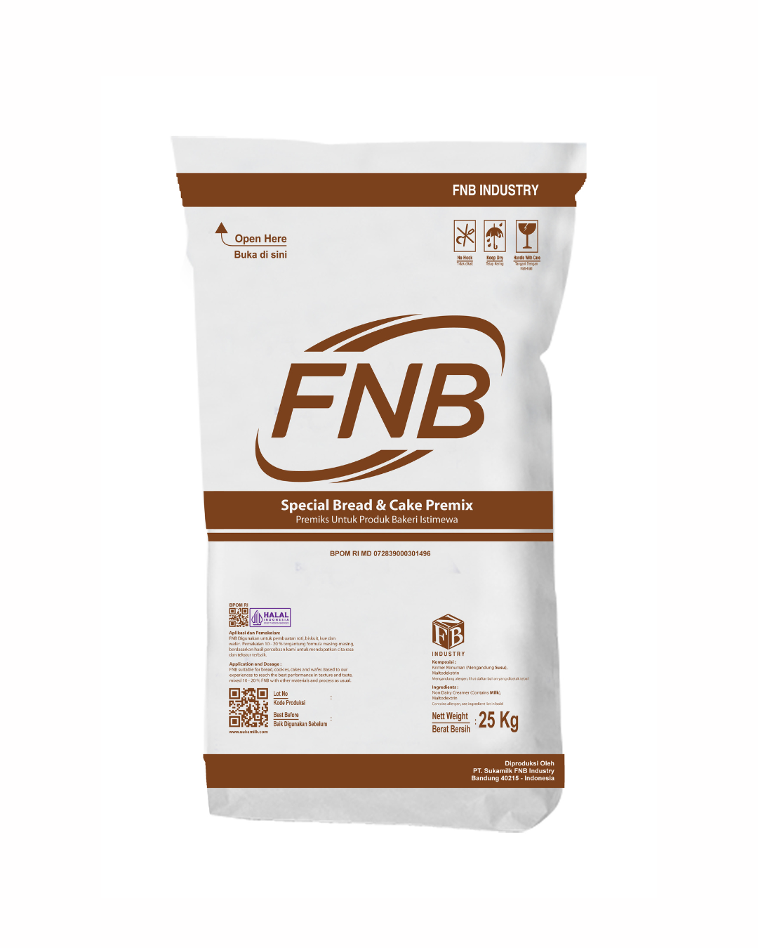 Special Bread & Cake Premix FNB ukuran 25 KG