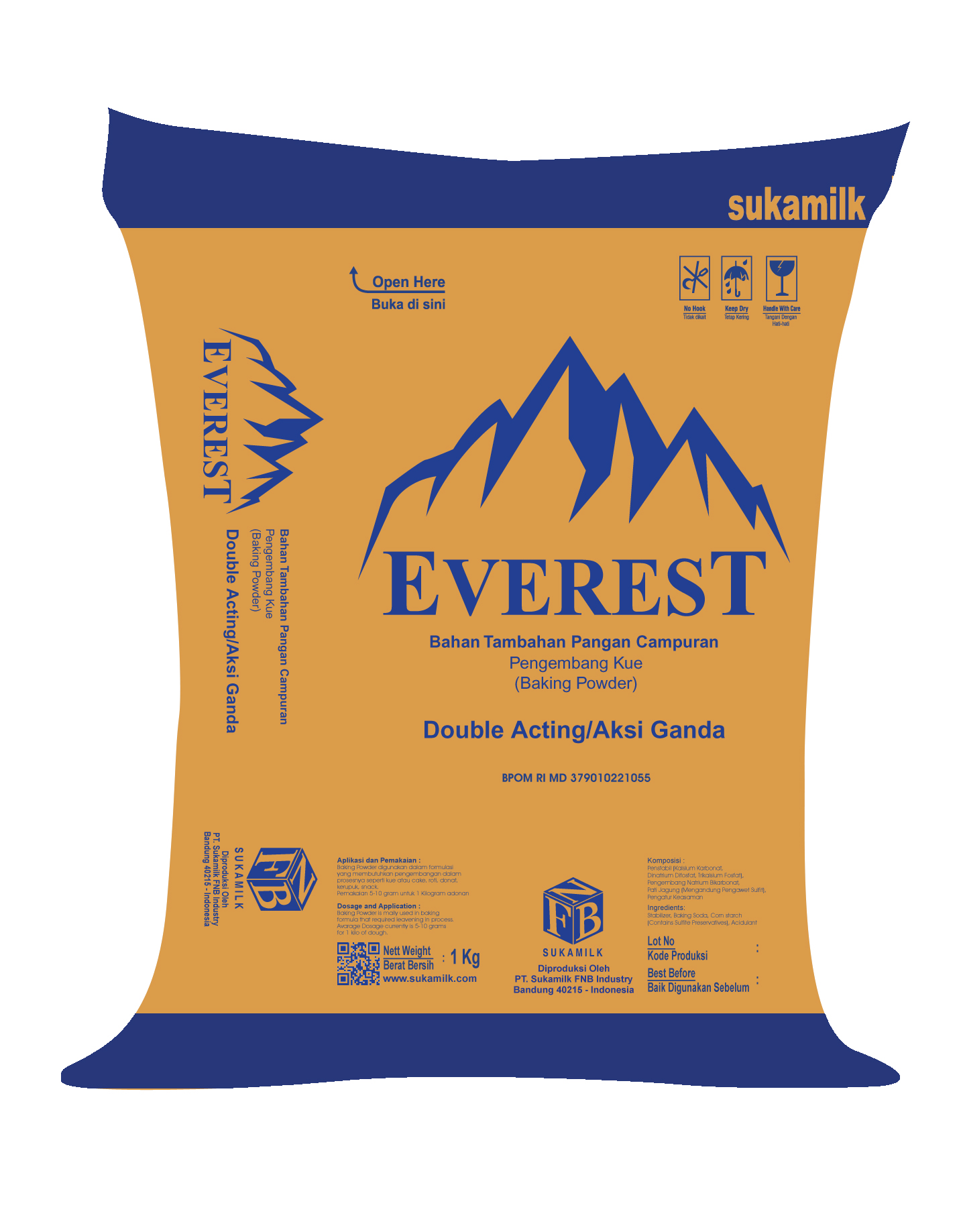 Baking Powder Everest S / Bahan Tambahan Pangan Pengembang / Penstabil Kue 