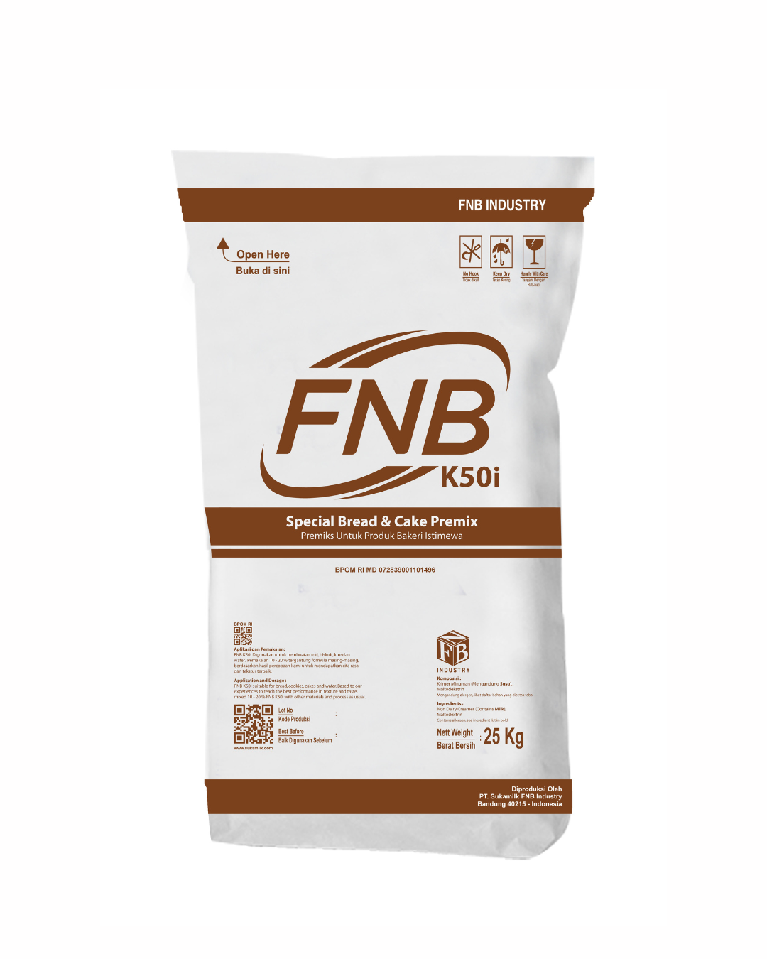 Special Bread & Cake Premix FNB K50i ukuran 25 KG