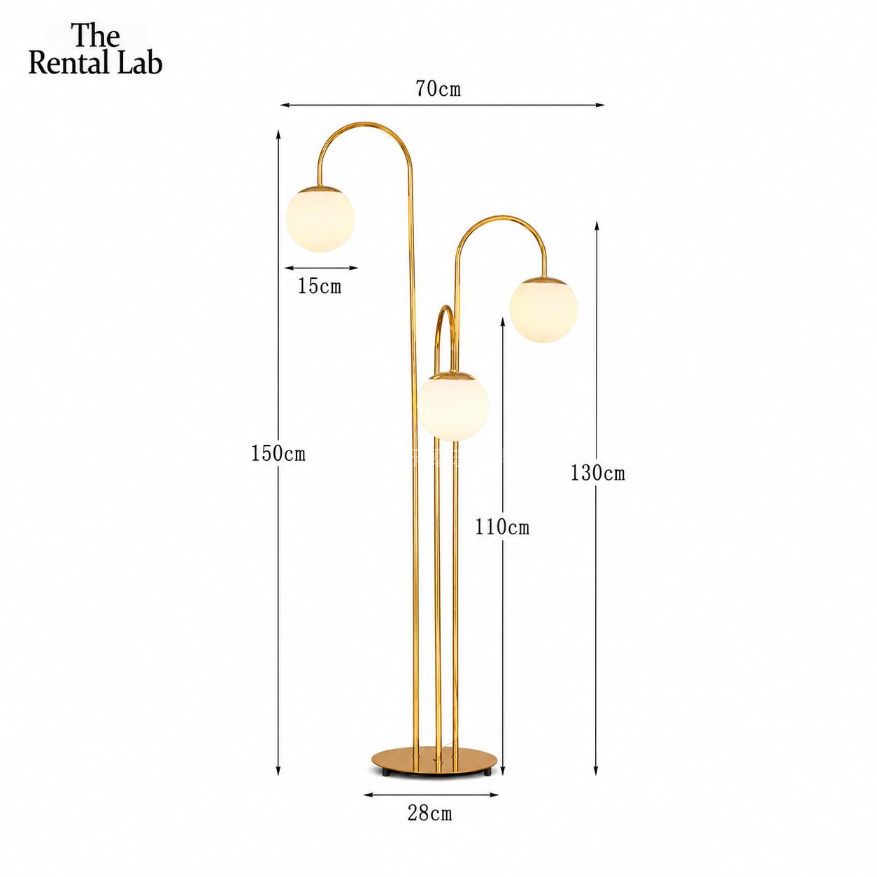 Ice Bar Lamp / Milky White Globe Lights