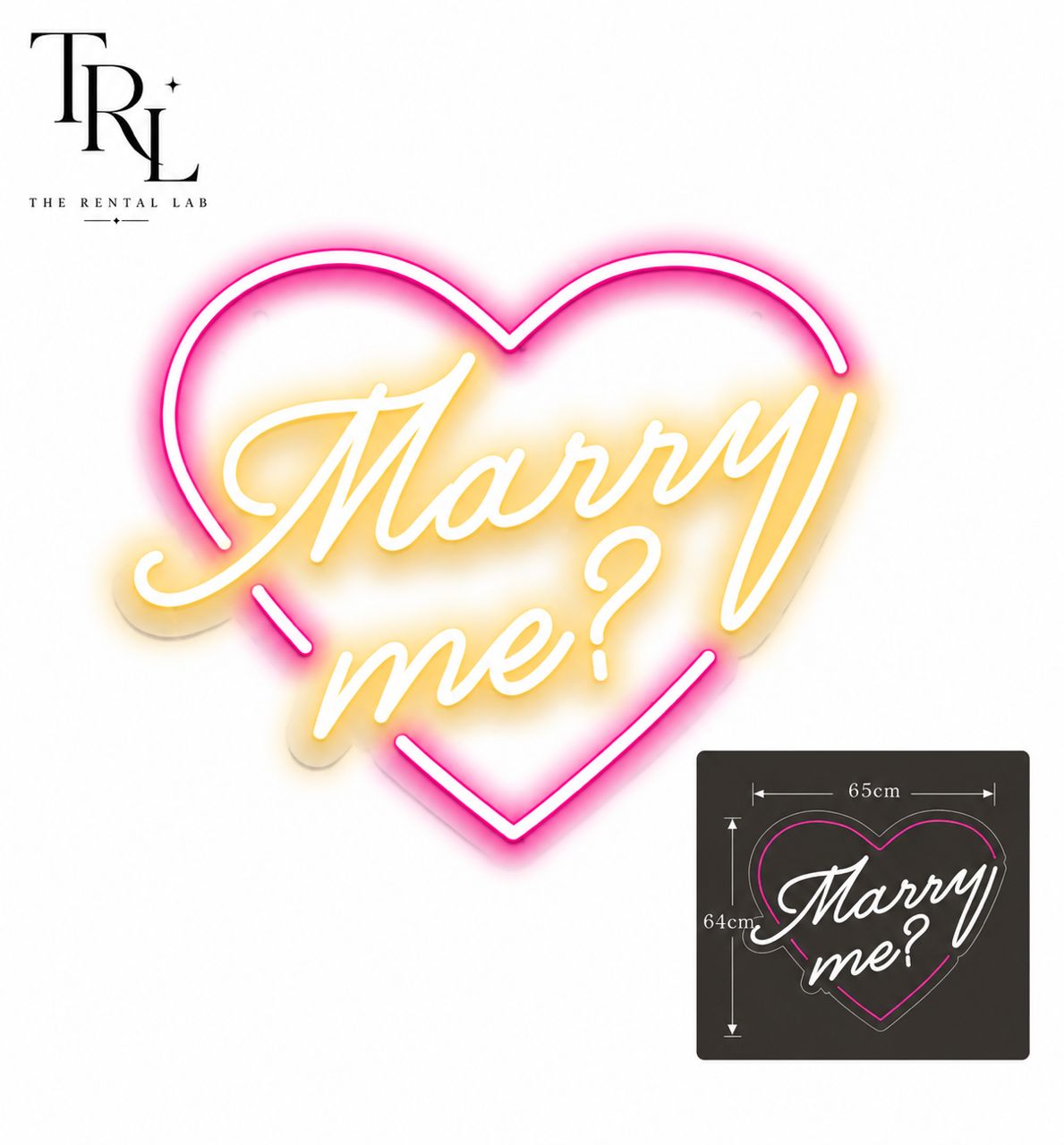 Marry Me Neon Light I