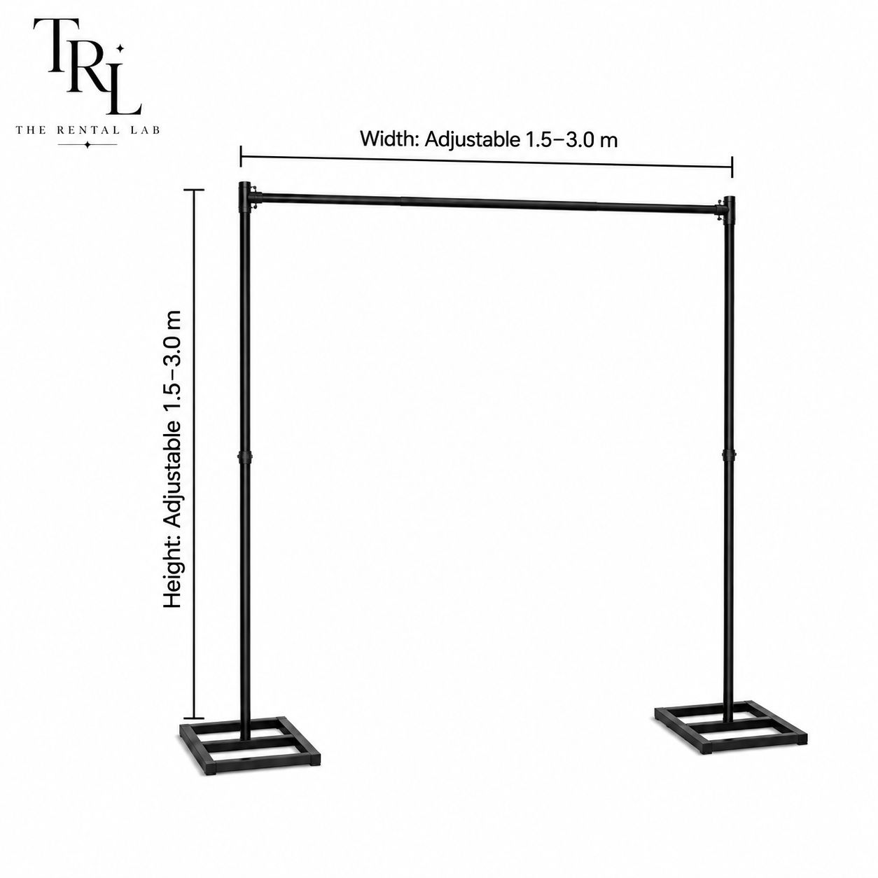 Adjustable Backdrop Arch Stand