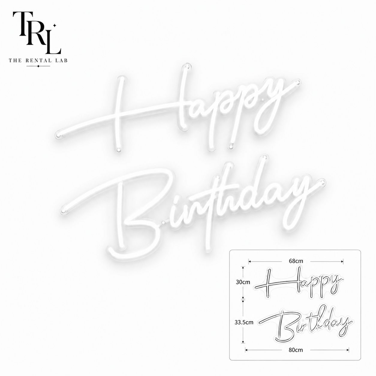 Happy Birthday Neon Light III