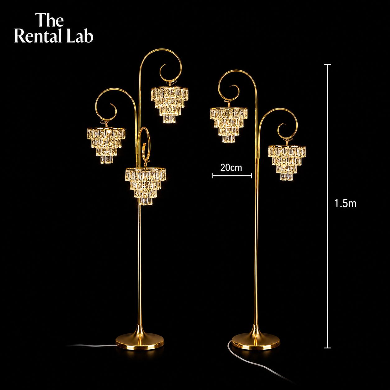 Glowing Crystal Lamp