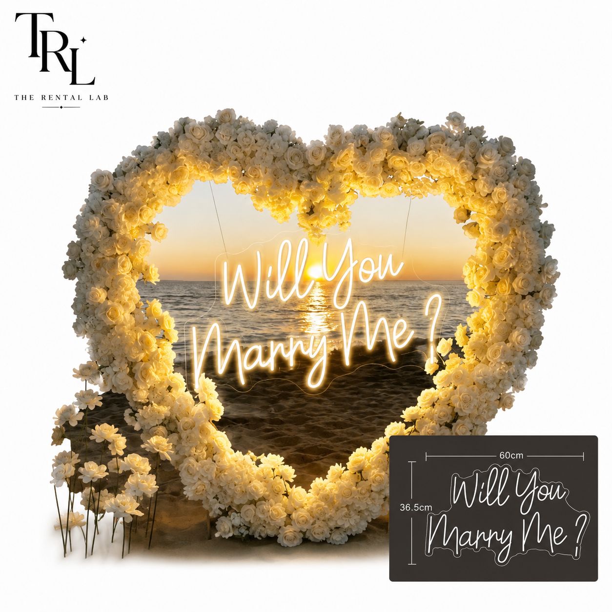 Will You Marry Me Neon Light