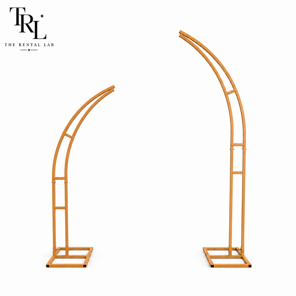 Curved-Shaped Floral Arch Stand