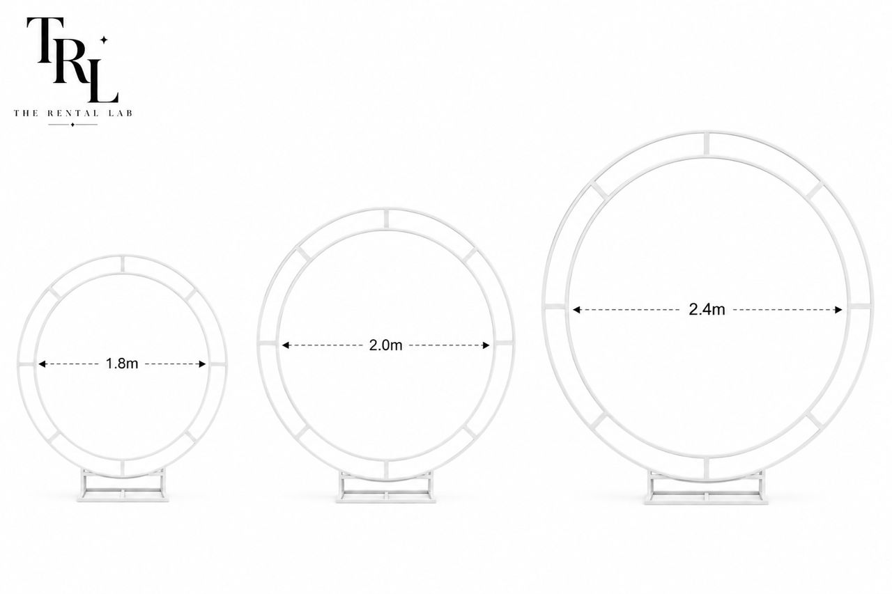 Double Metal Arch Stand