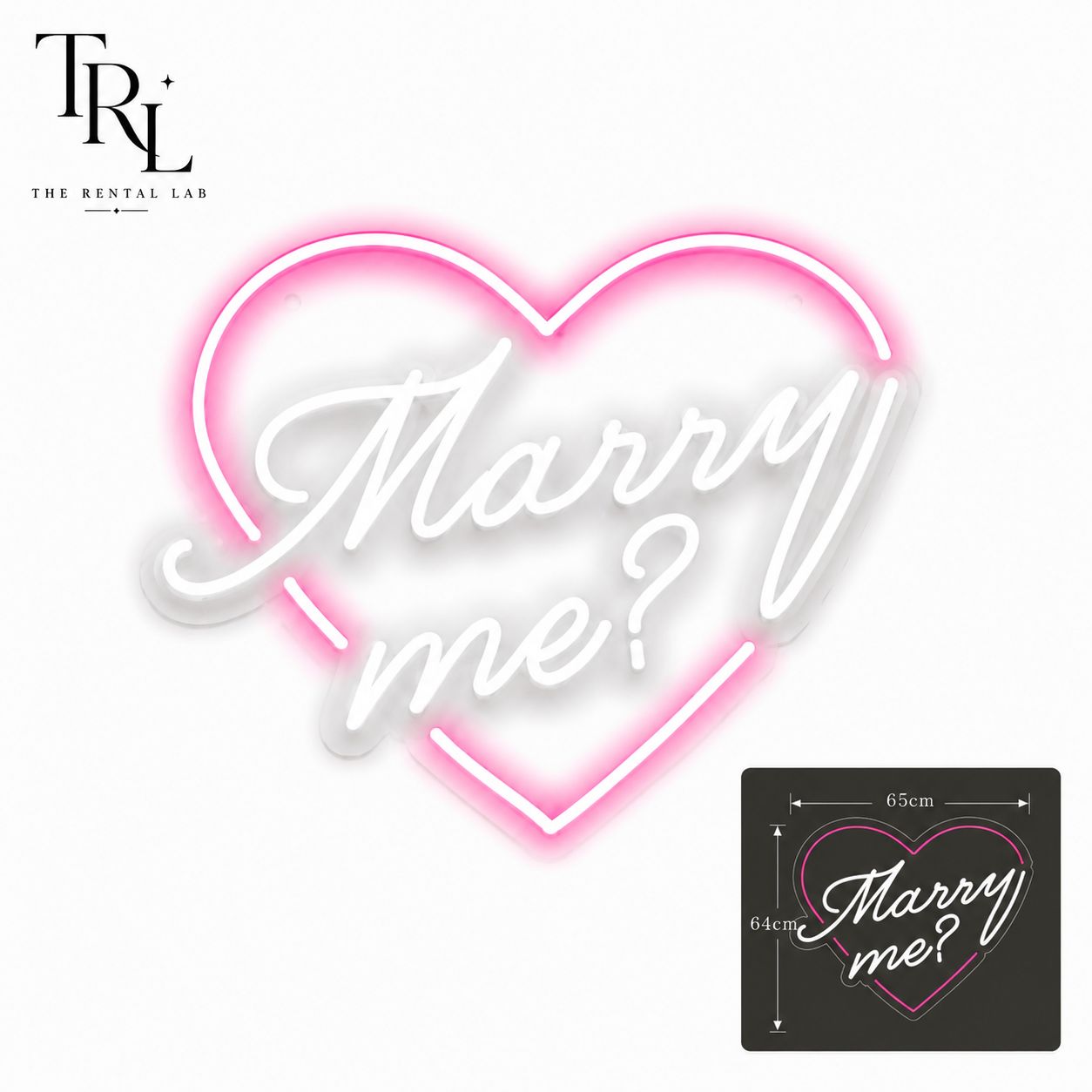 Marry Me Neon Light I