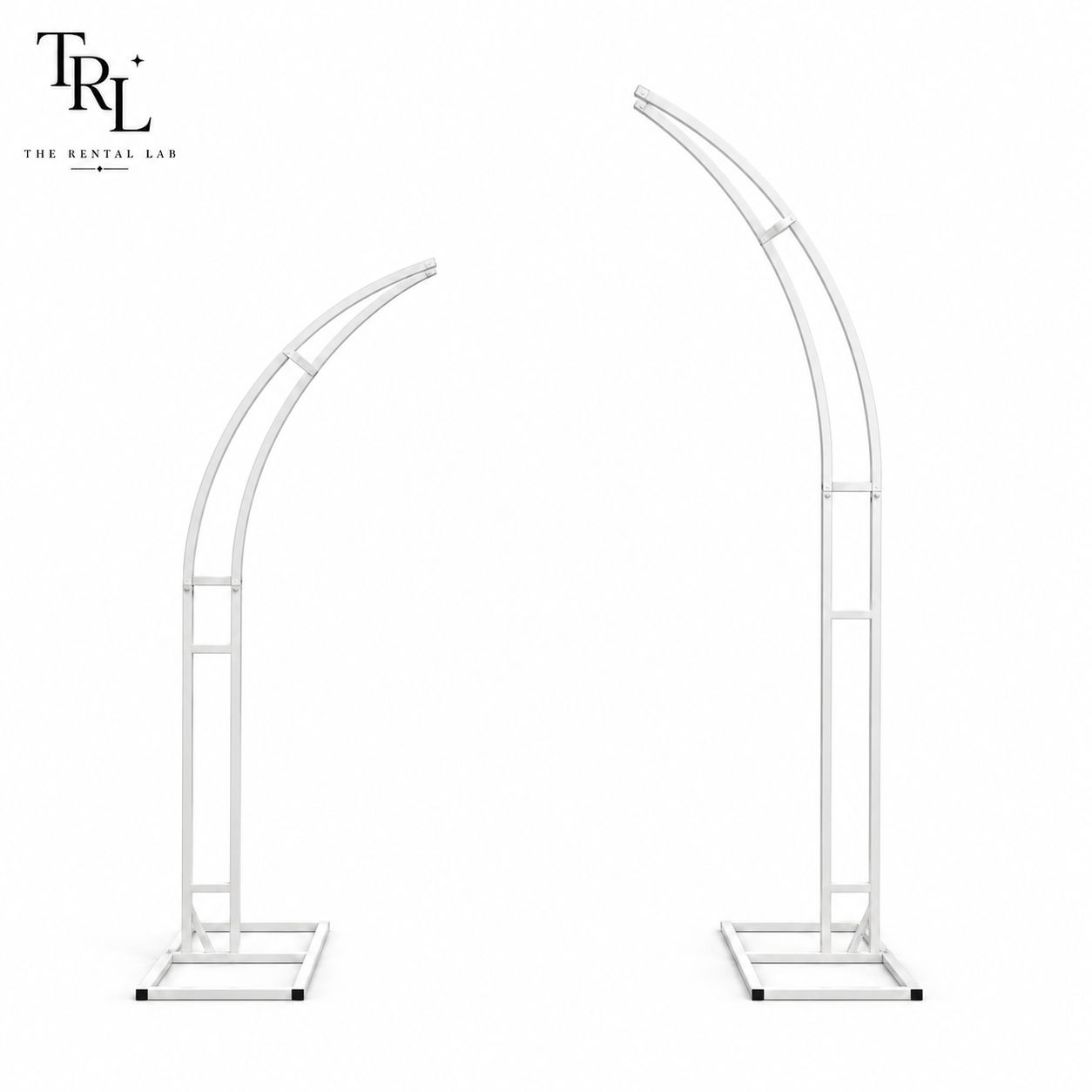 Curved-Shaped Floral Arch Stand