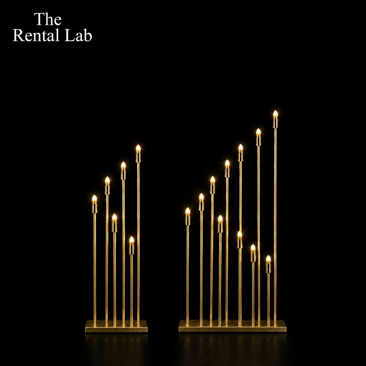 Gold Plum Blossom Tube Lamp