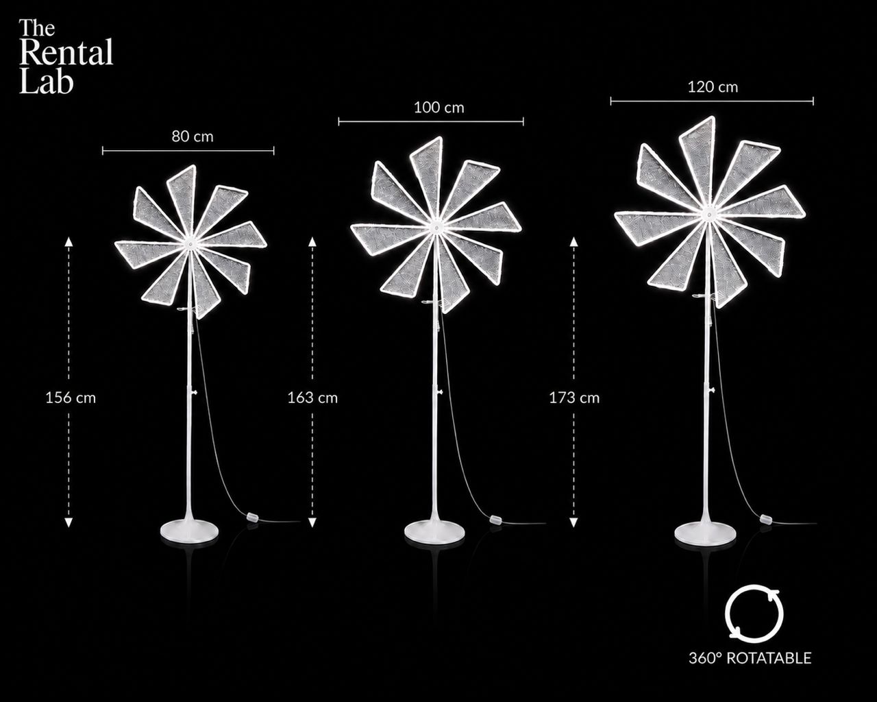 Rotating Ferris Wheel Windmill