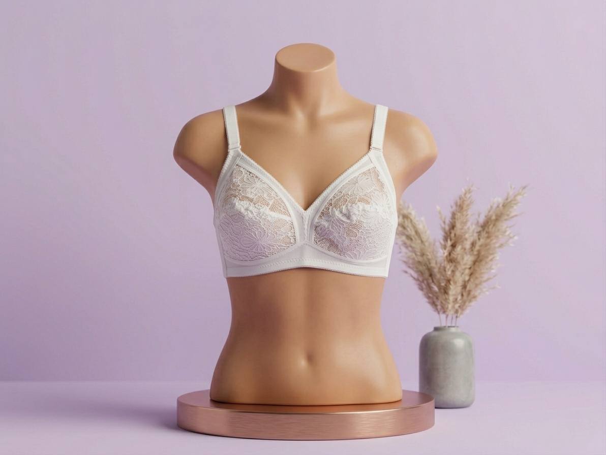 White Lace Bra