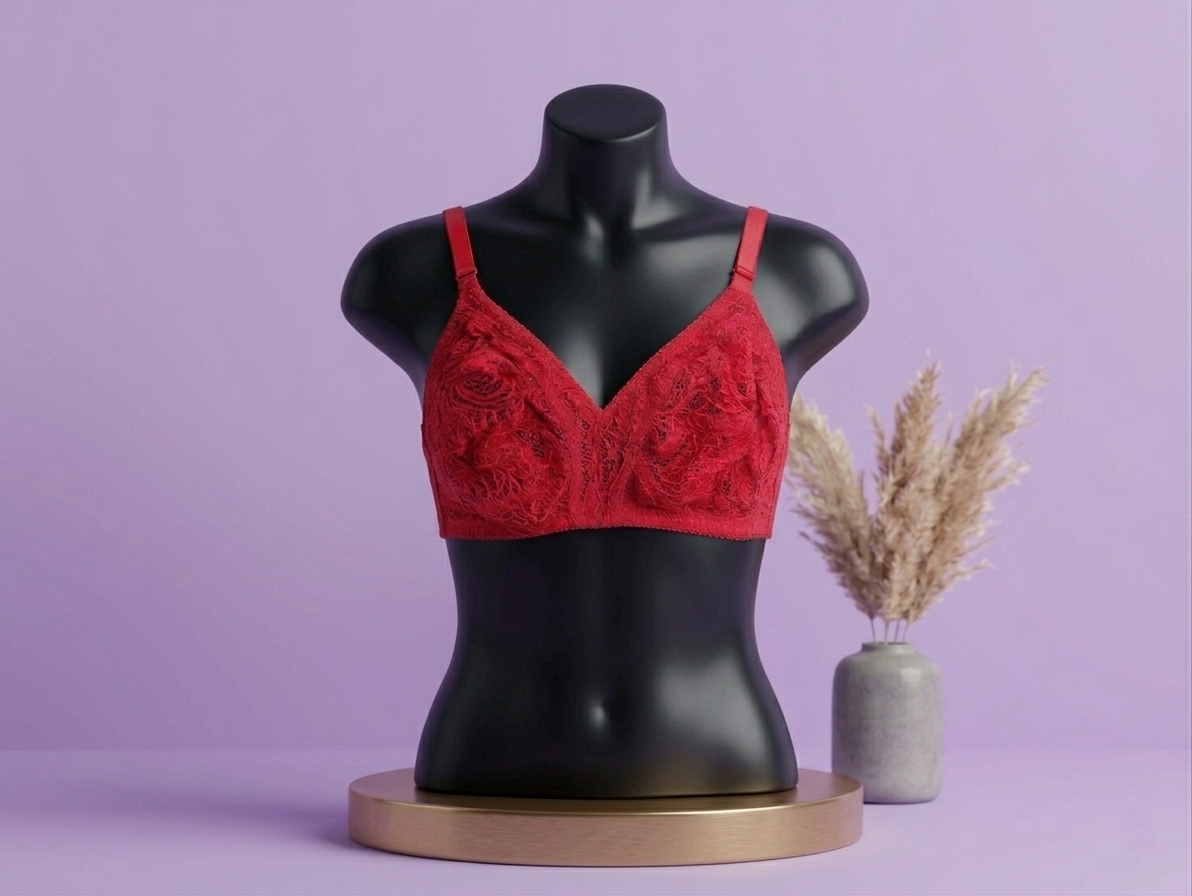 Red Lace Bralette