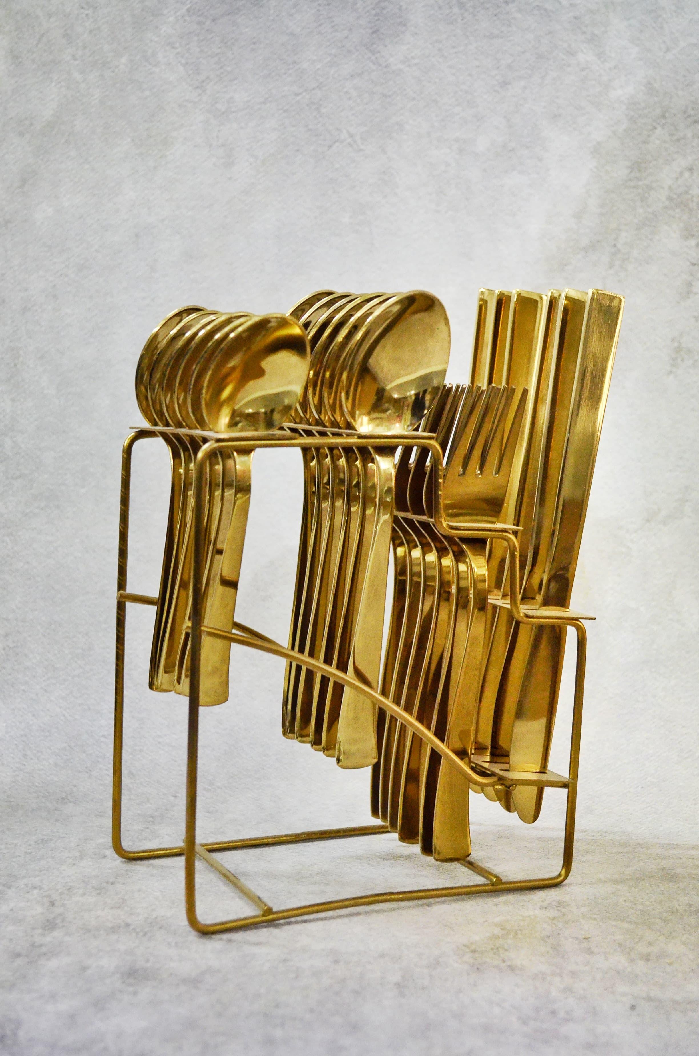 Gold Cutlery Set