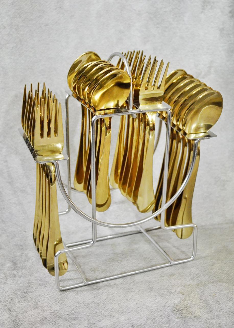 Gold Stainless Steel Cutlery Set