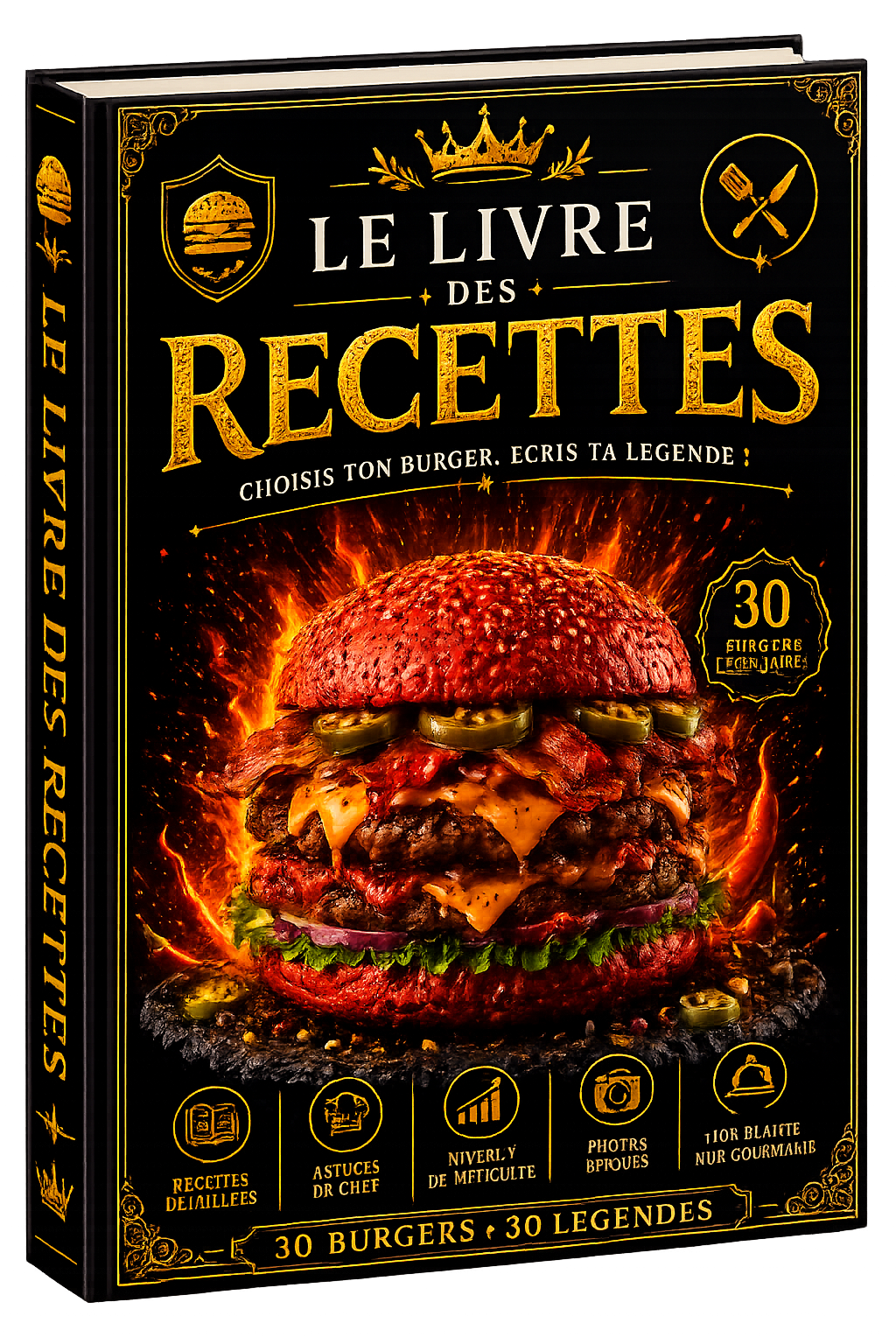 Le Livre des Recettes — 30 Burgers Légendaires