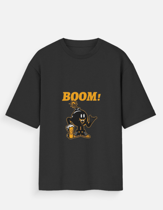 Unisex Oversized Standard T-Shirt Black