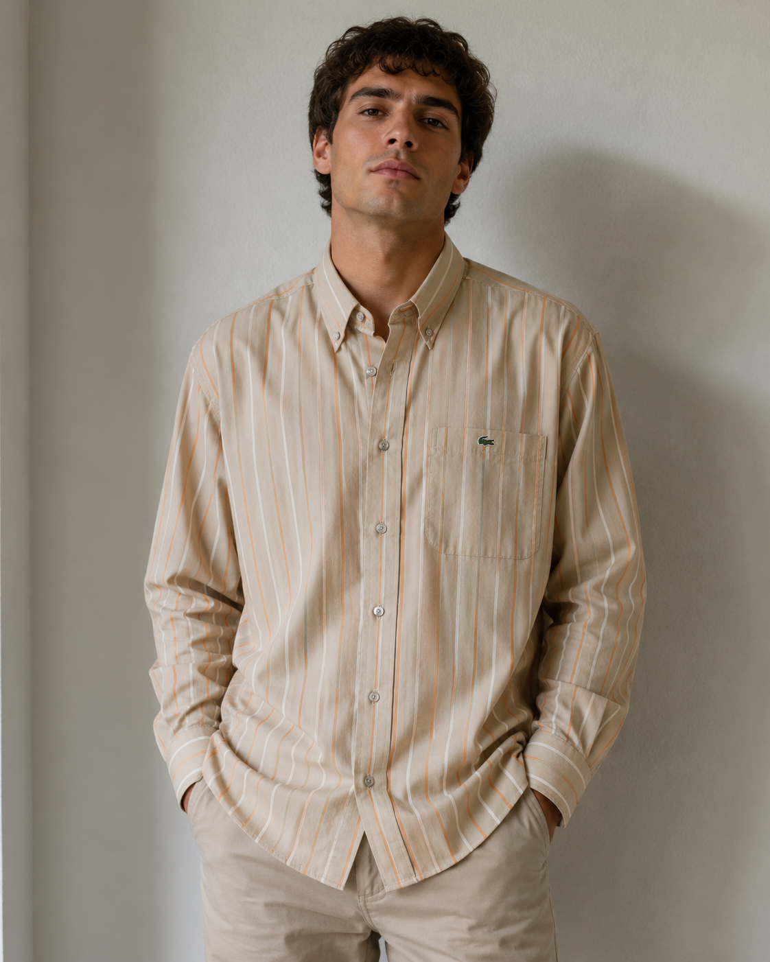 Camisa Social Masculina Listrada