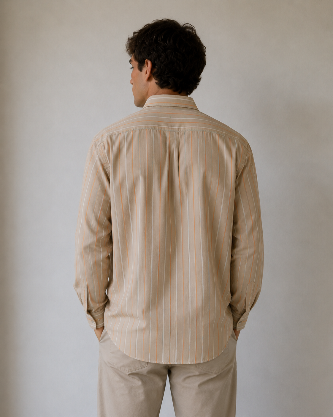Camisa Social Masculina Listrada