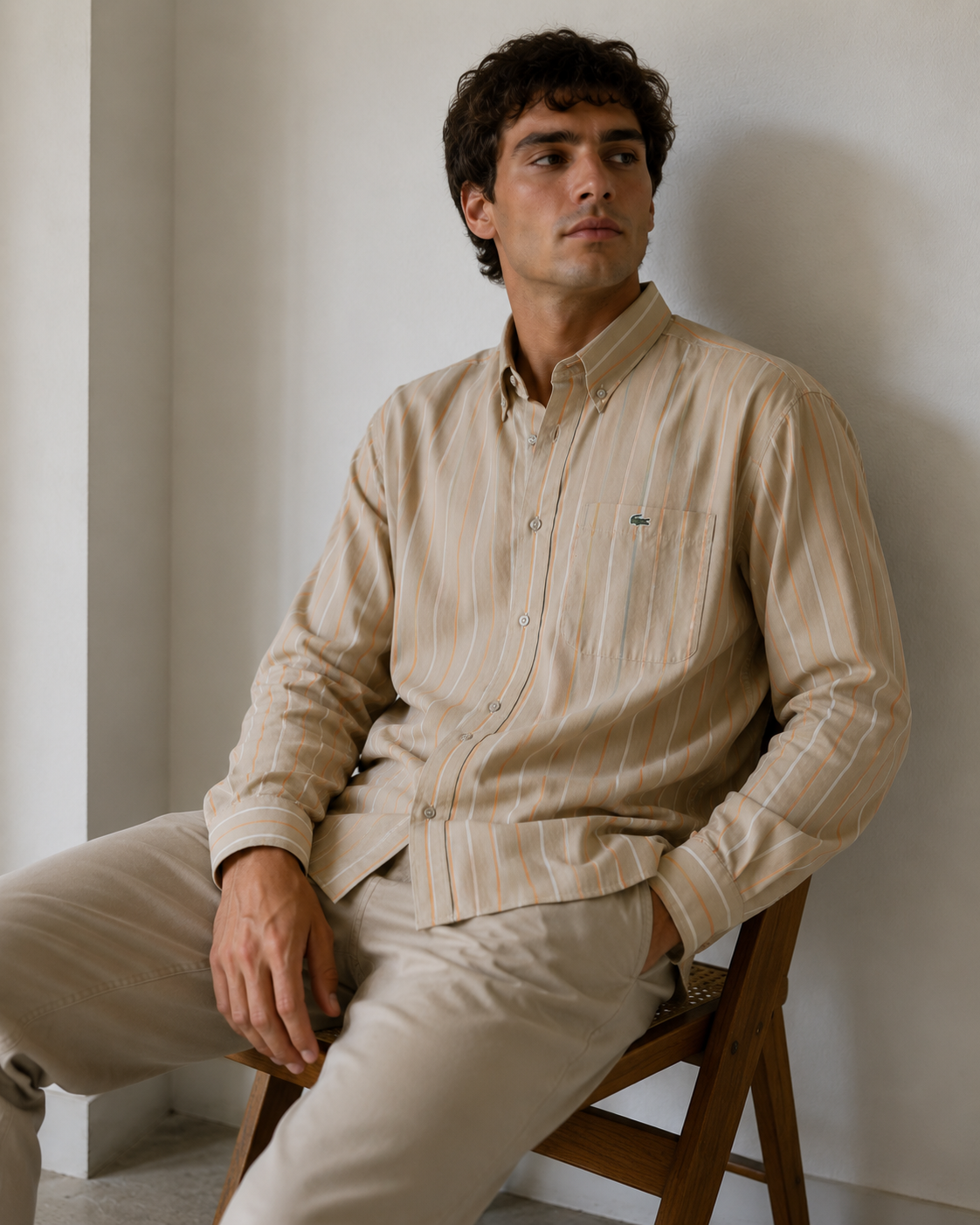 Camisa Social Masculina Listrada