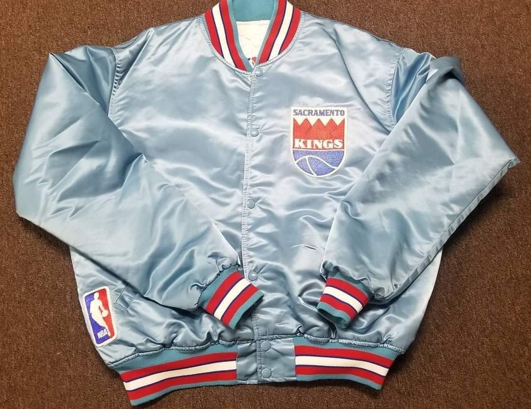 Sacramento Kings Satin Bomber Jacket Pallets