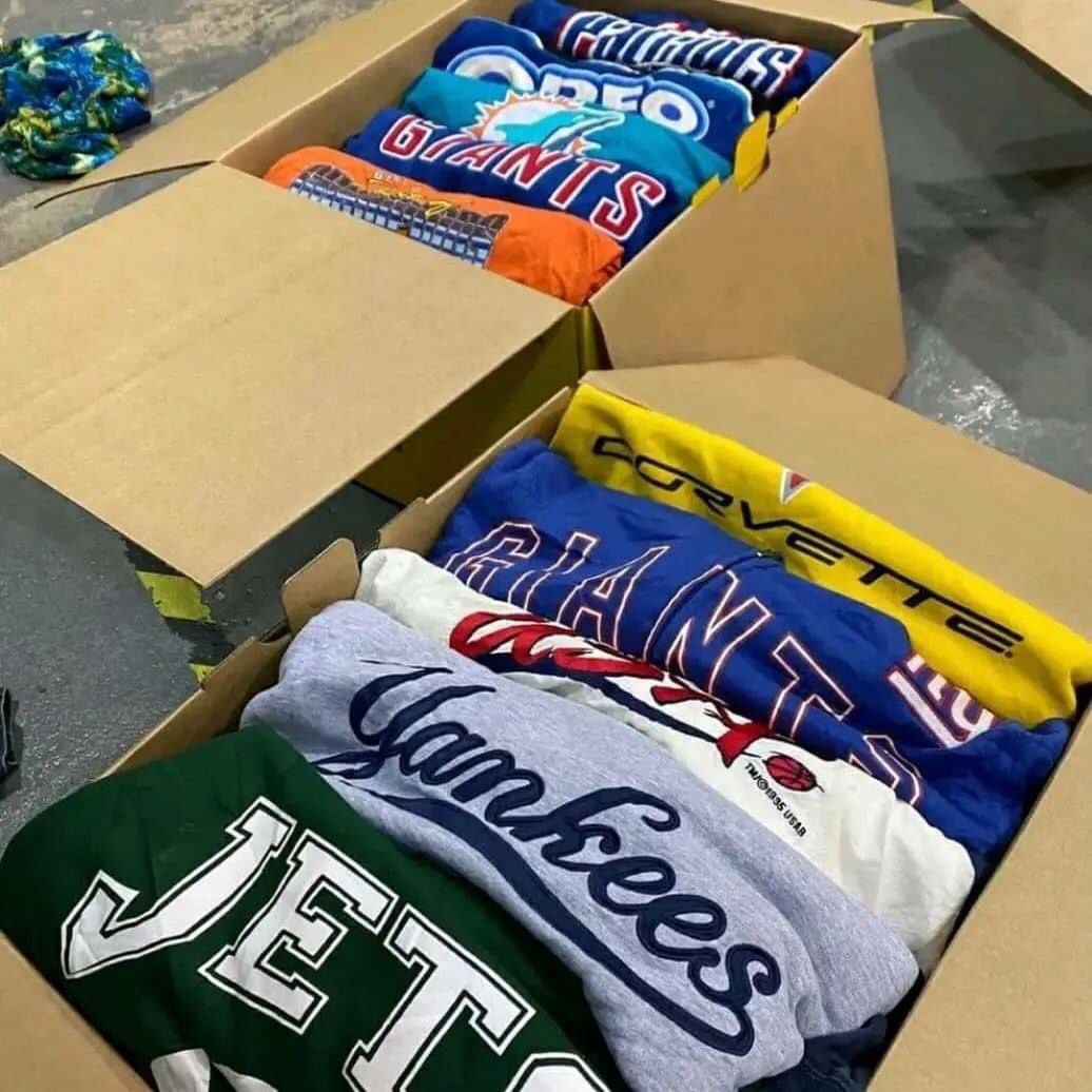 Assorted Sports Team T-Shirts Pallets