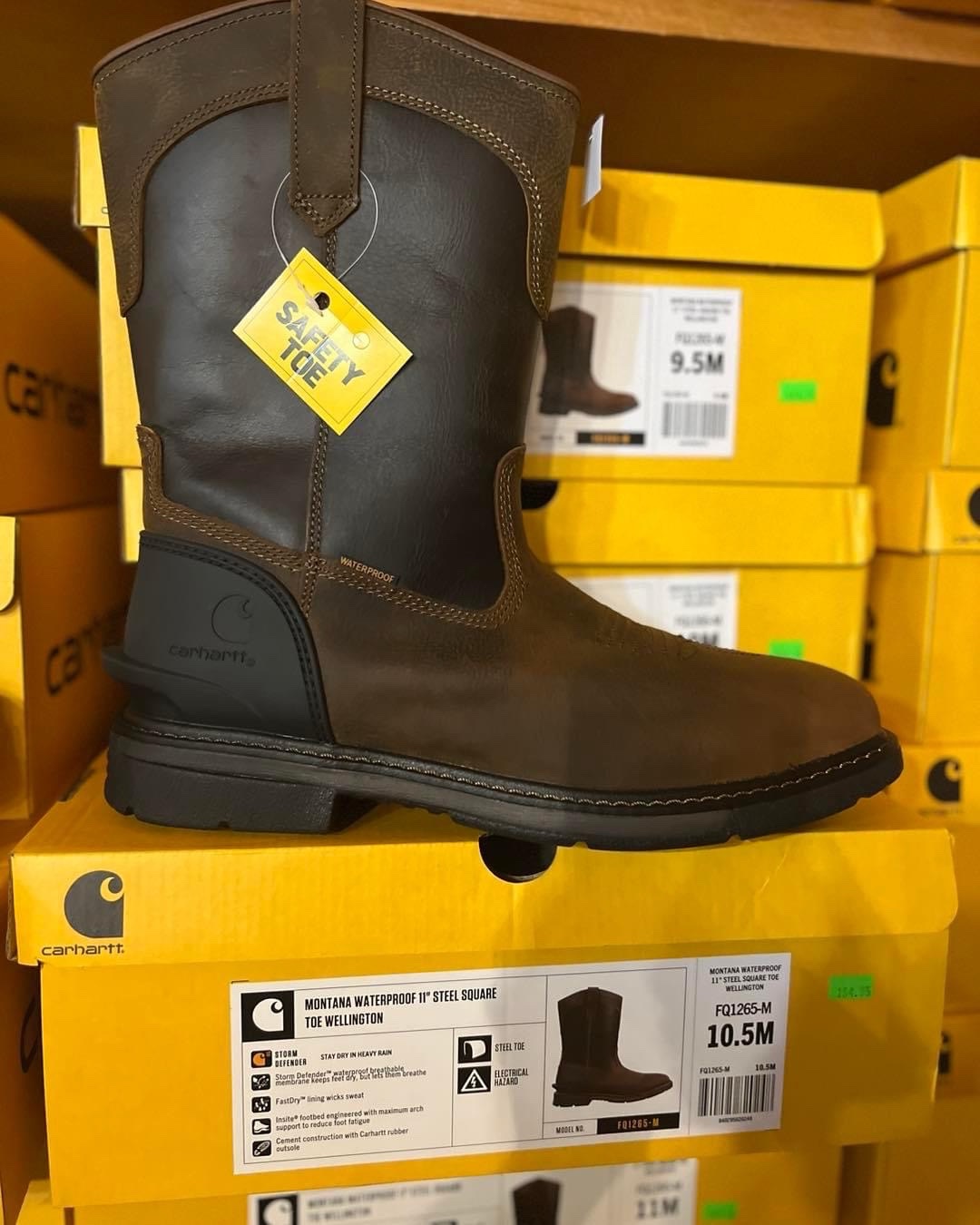 Carhartt Waterproof Steel Toe Wellington Boot Pallets