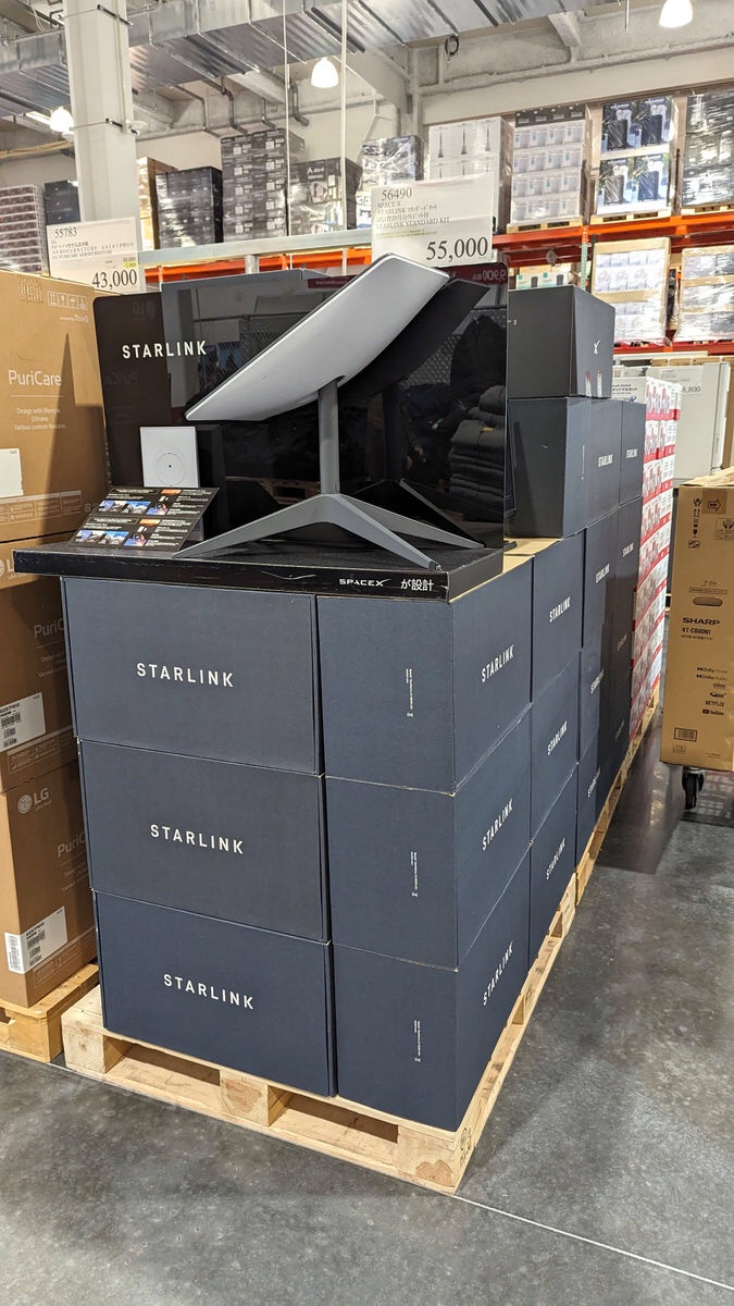 Starlink Internet Kit Pallets