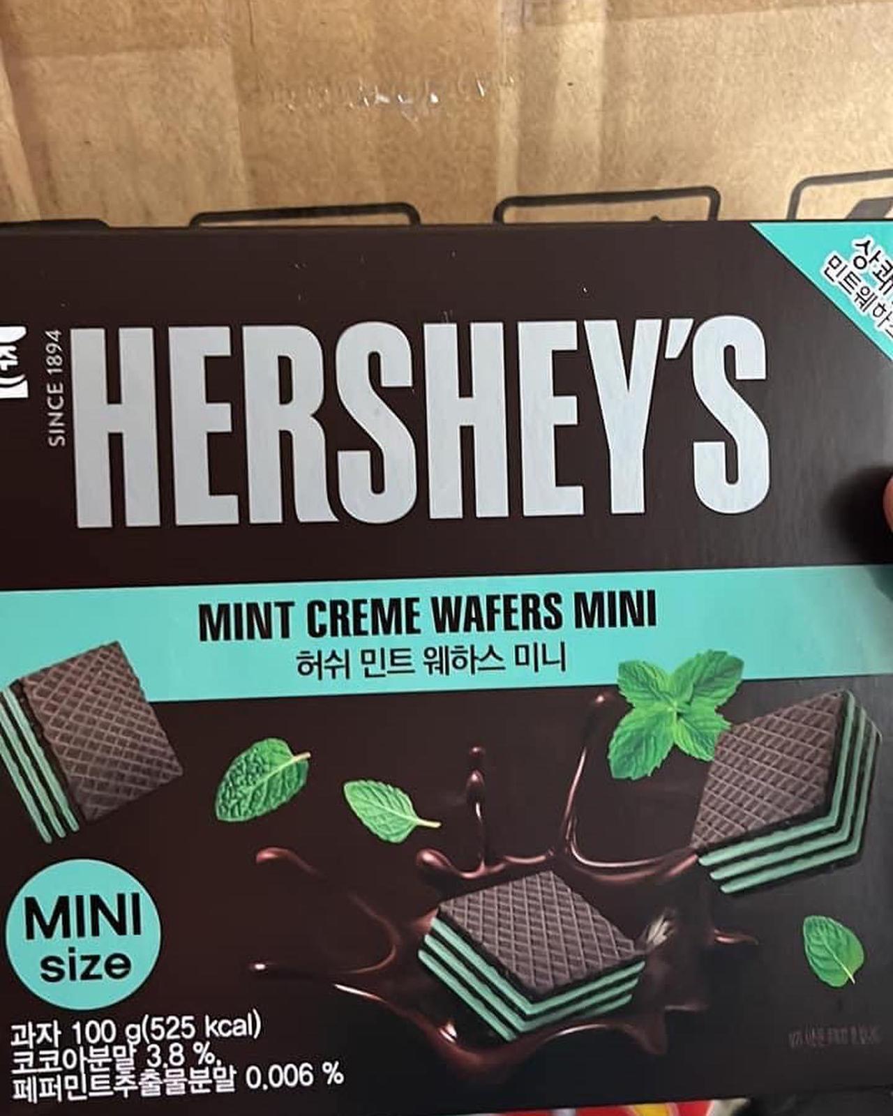 Hershey's Mint Creme Wafers Mini Pallets