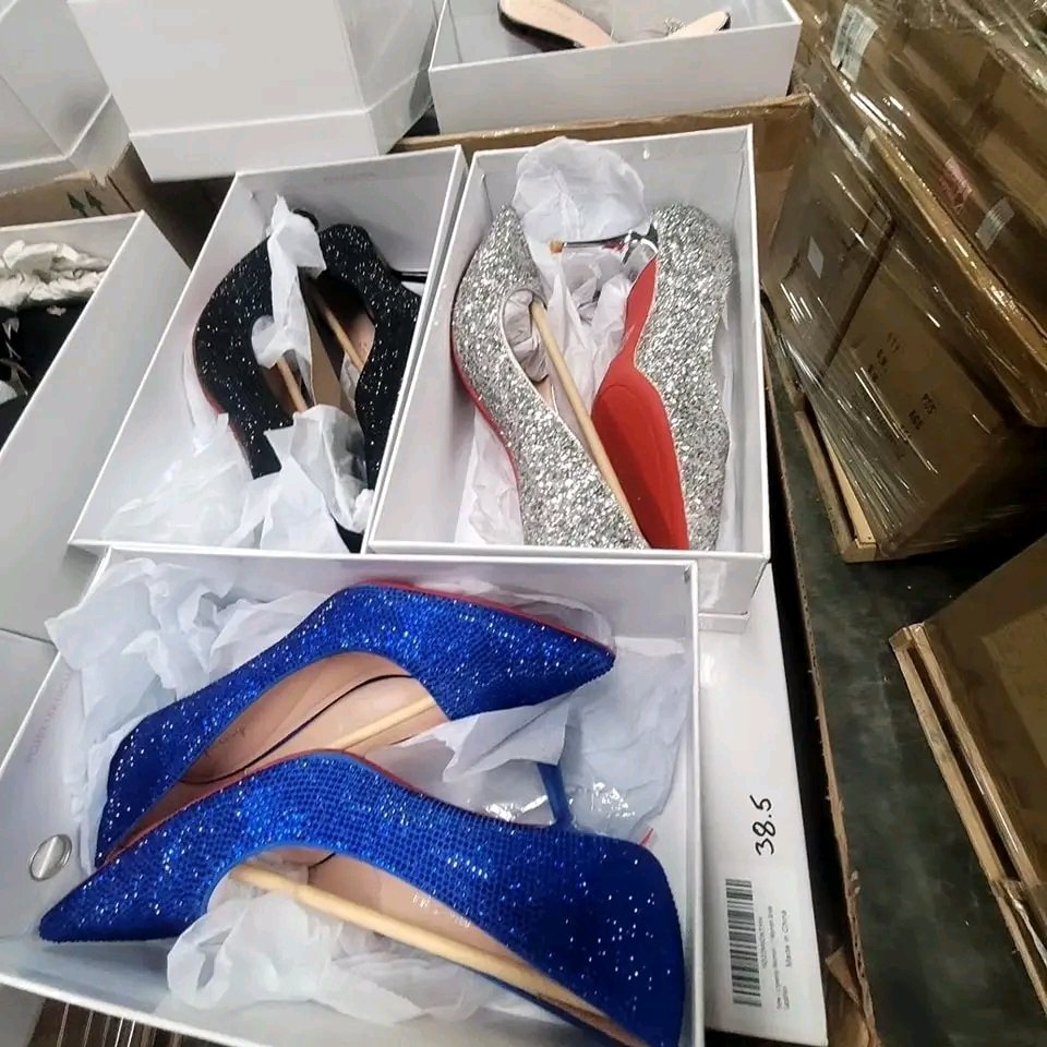 Glitter High Heel Pumps Pallets
