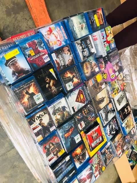 Blu-Ray Movie Collection Bundle Pallets