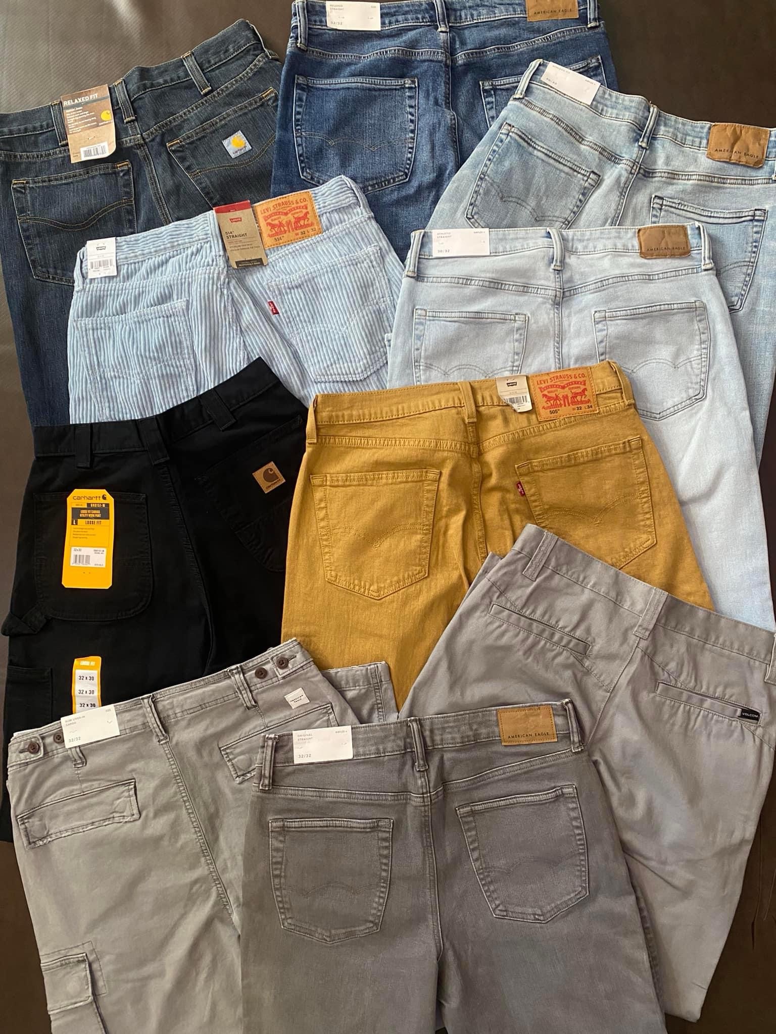 Assorted Men's Jeans & Pants Bundle Pallets