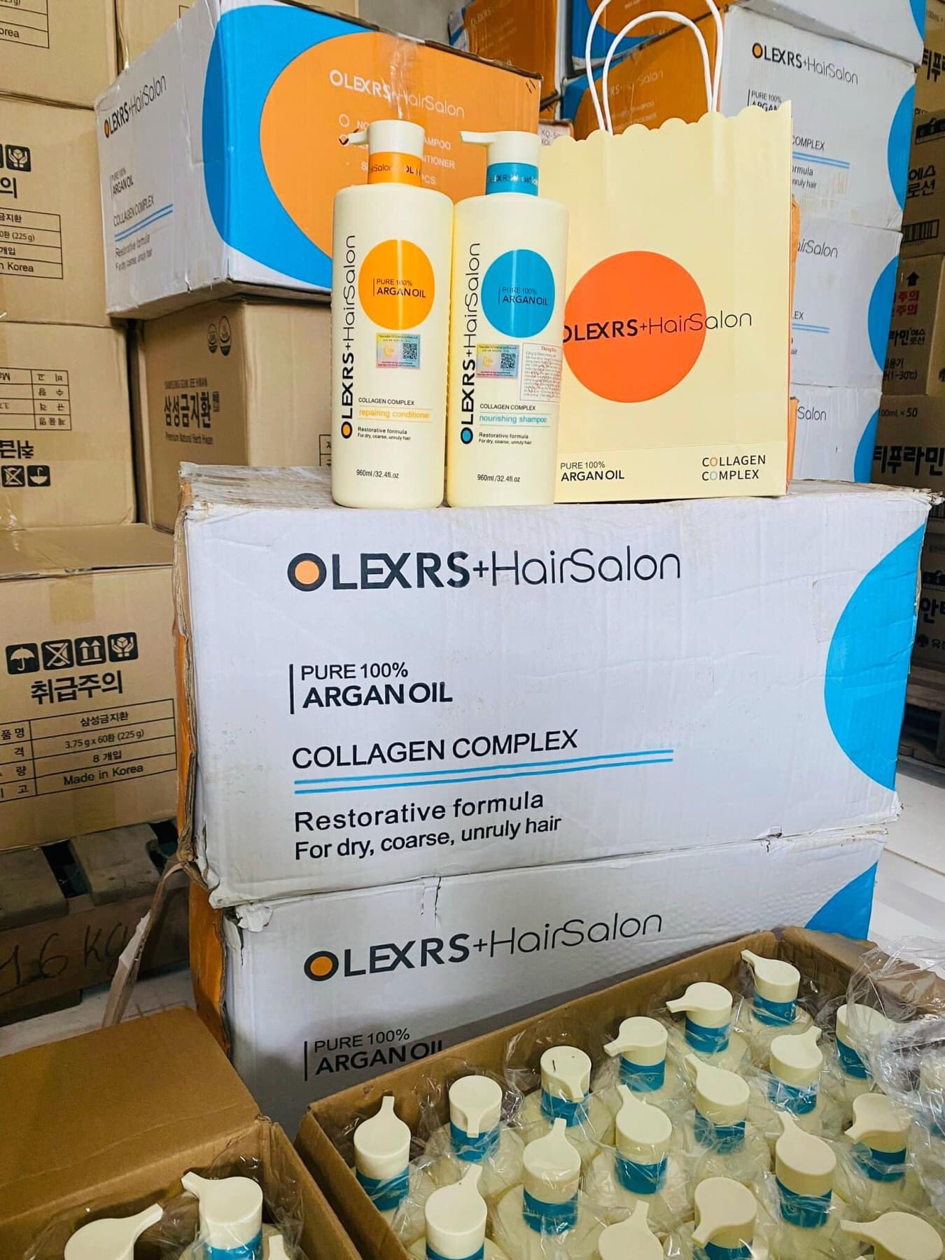 Olexrs Hair Salon Argan Oil & Collagen Complex Set Pallets