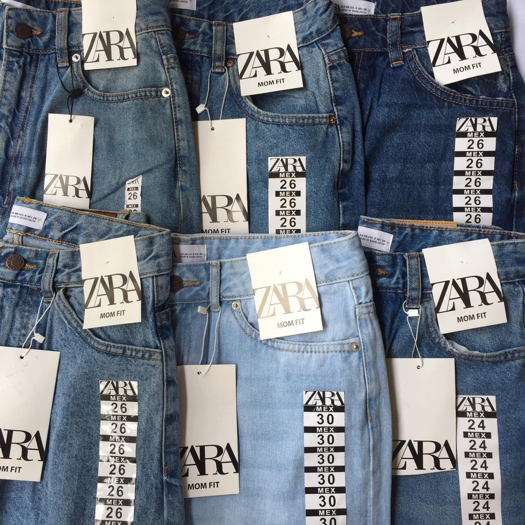 ZARA Mom Fit Jeans Pallets