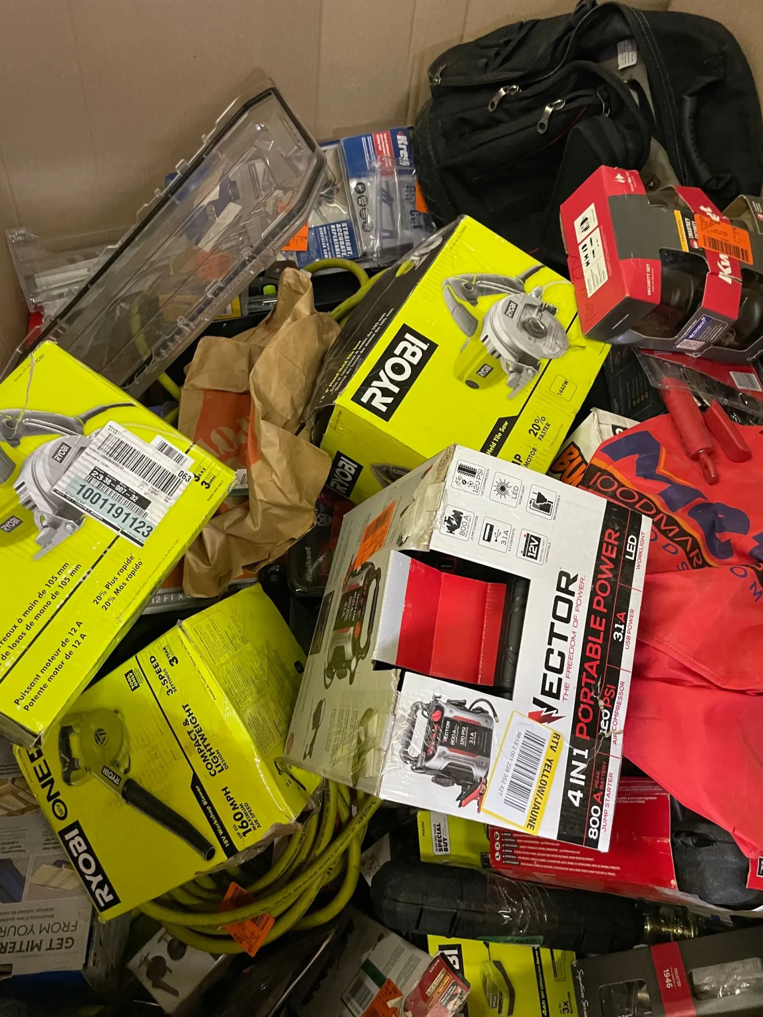 Ryobi Tool Combo Set Pallets