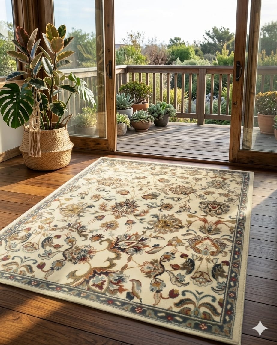 Floral Area Rug