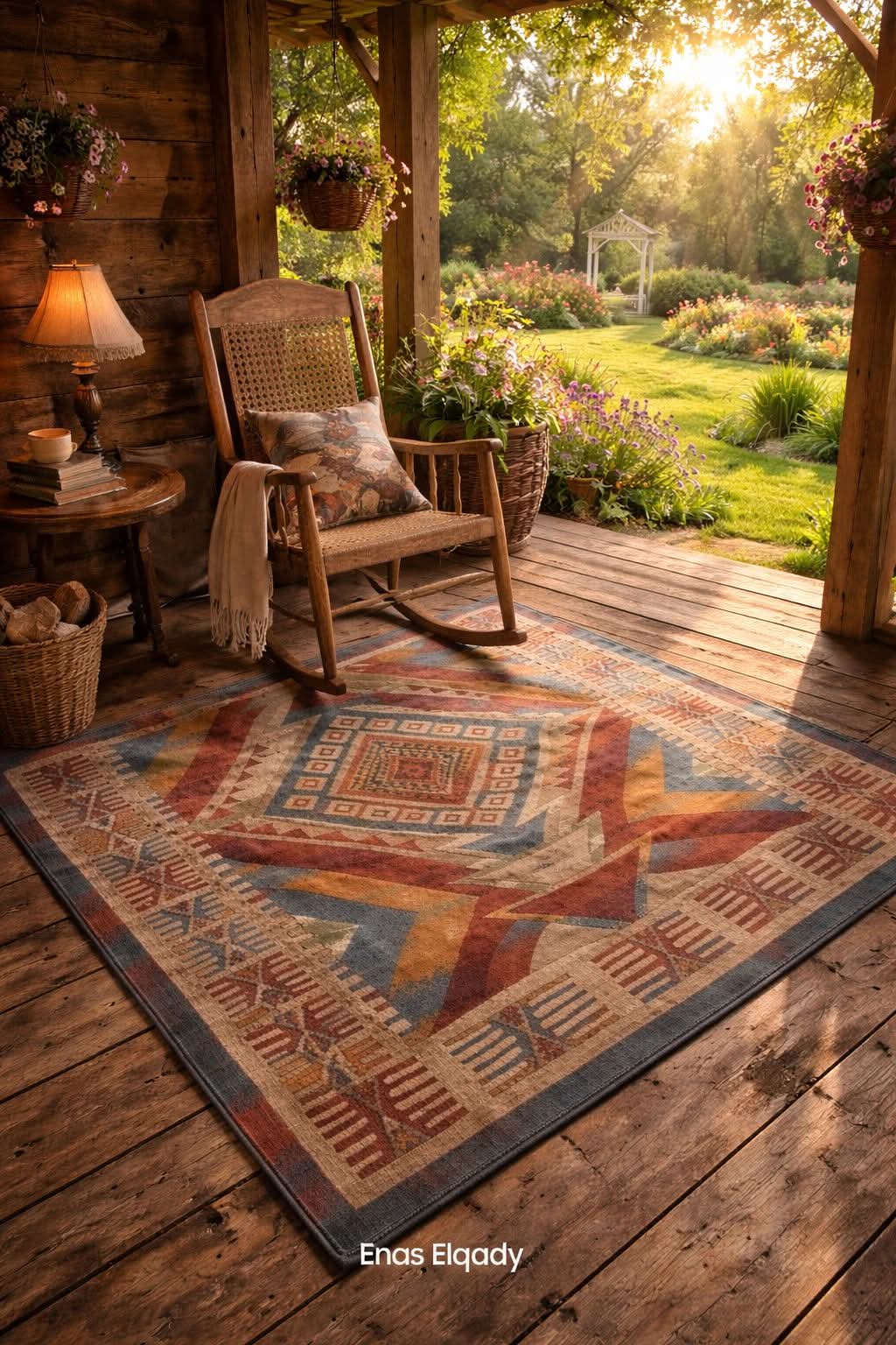 Boho Southwestern Area Rug