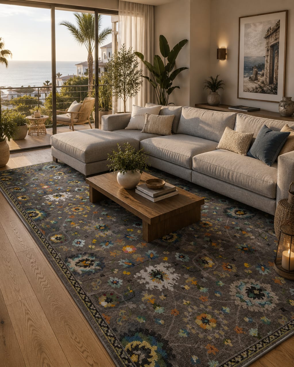 Elegant Patterned Area Rug