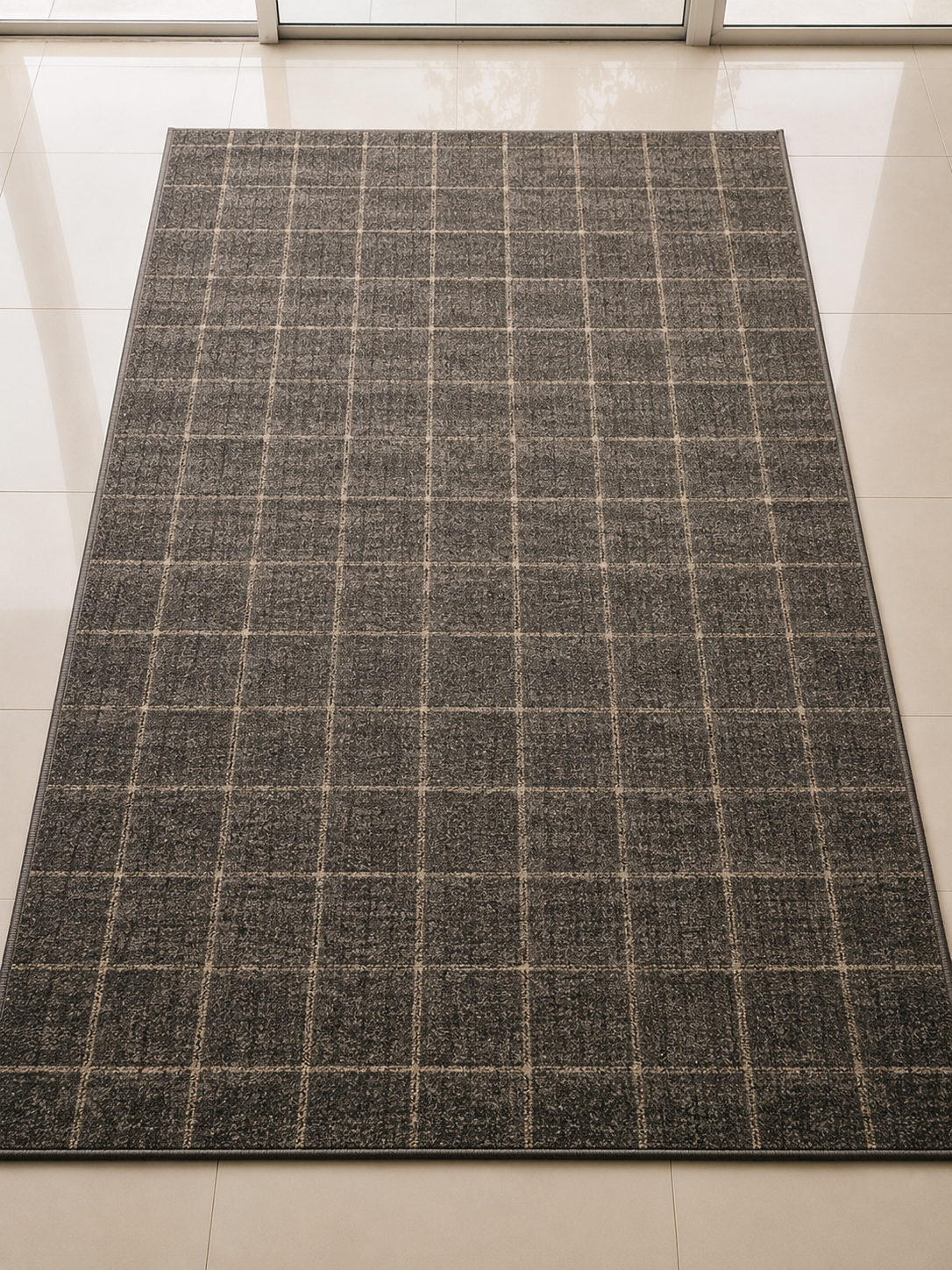 Modern Checkered Area Rug