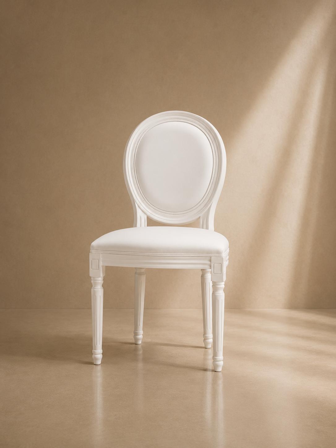 Classic White Louis Chair