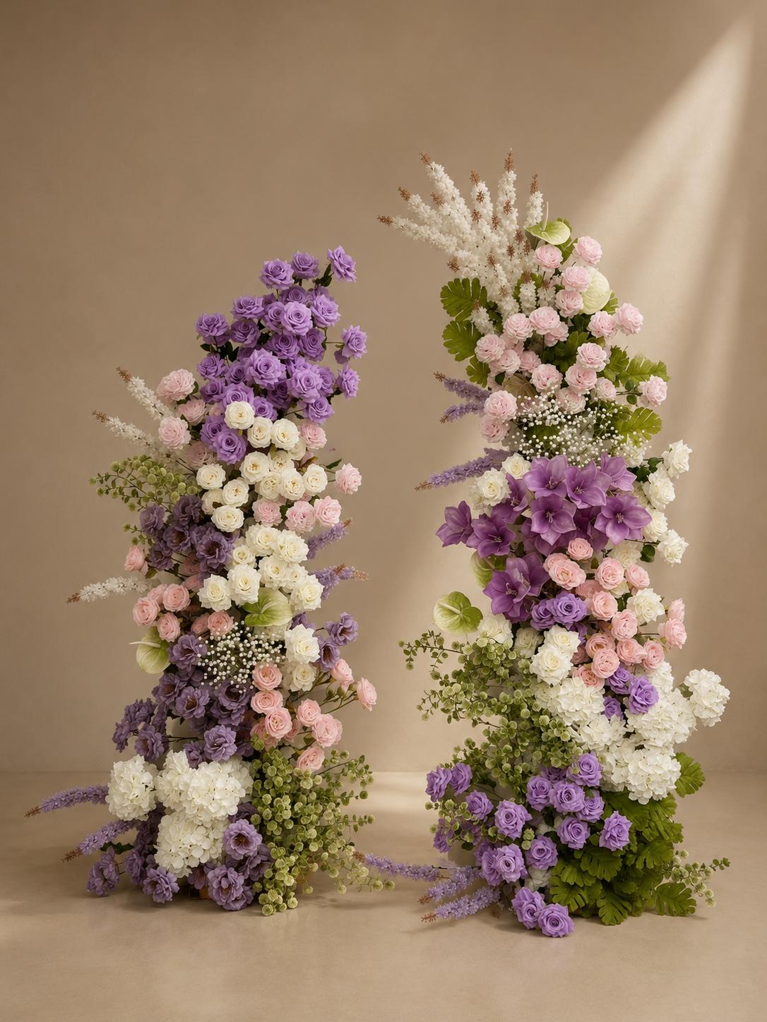 Elegant Pastel Flower Arrangements