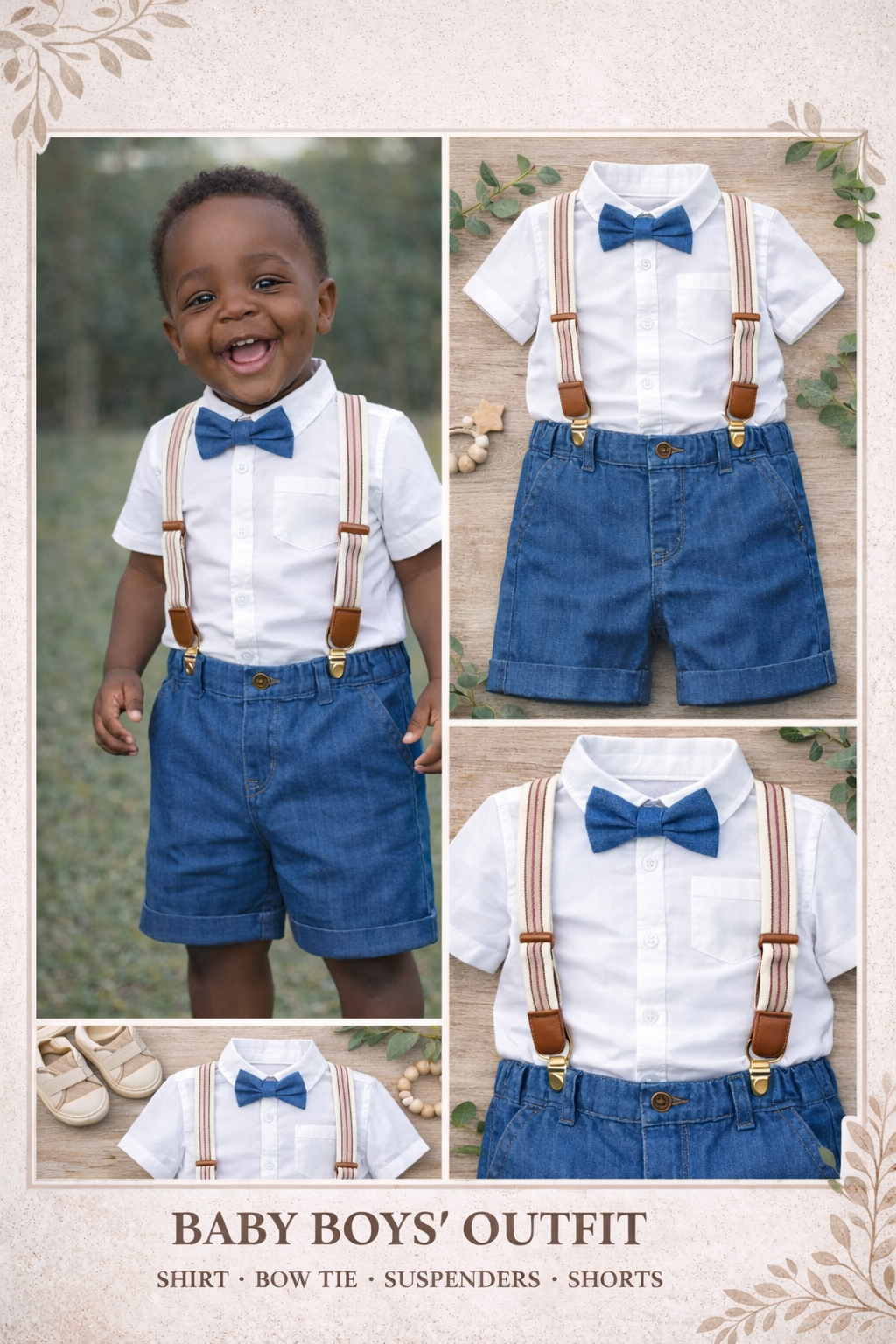 Baby Boys’ Elegant Outfit Set