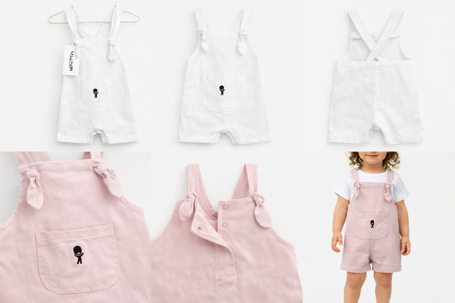 Baby Cotton Overall Romper