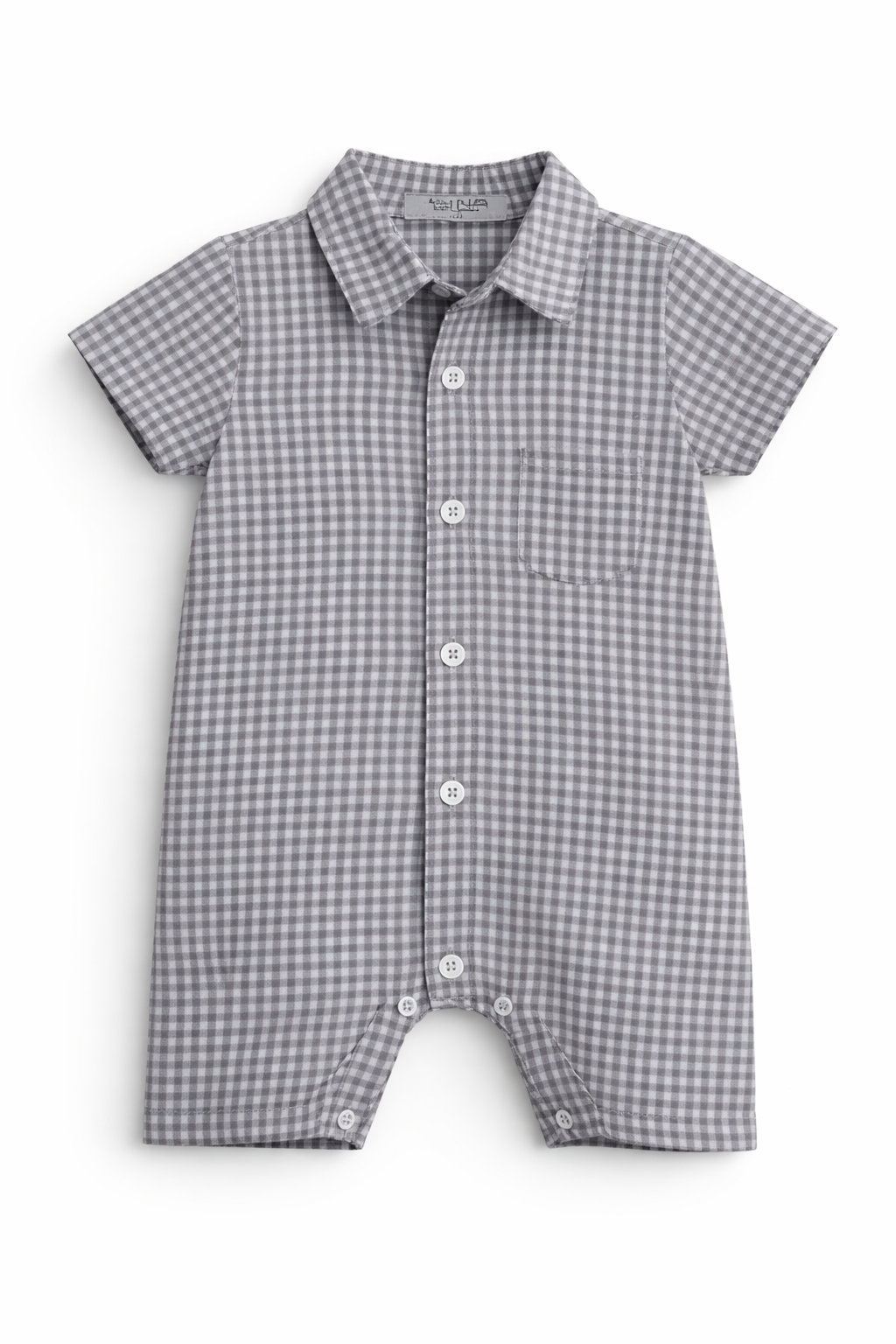 Classic Gingham Baby Romper