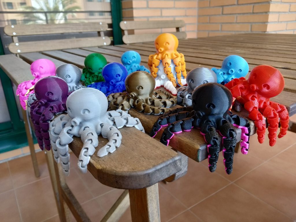 Mini Ahtapot Figürü