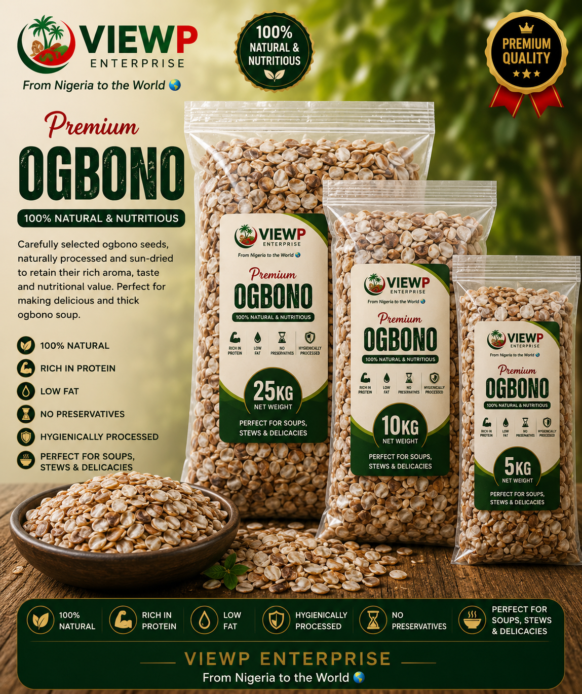 Premium Ogbono Seeds