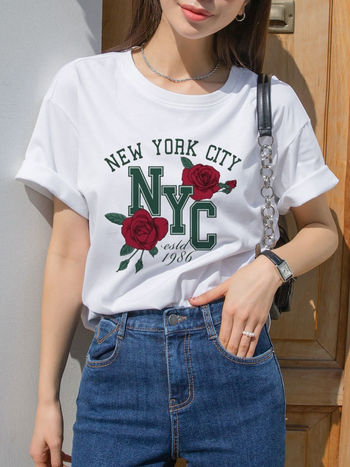 New York City Rose T-Shirt