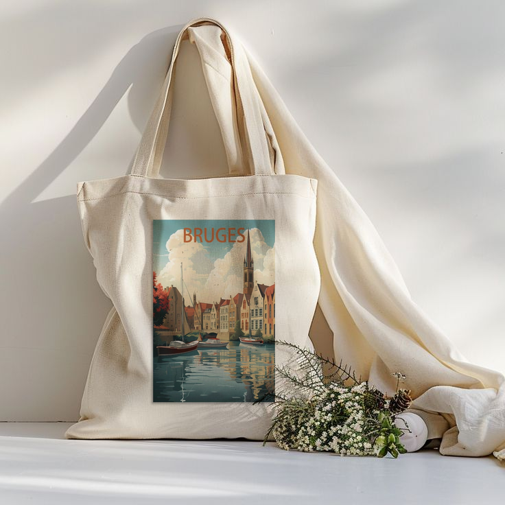 Bruges Vintage Tote Bag