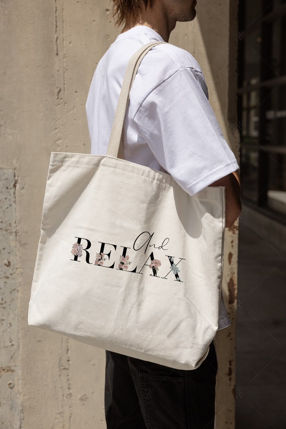 Relax And Bloom Tote Bag
