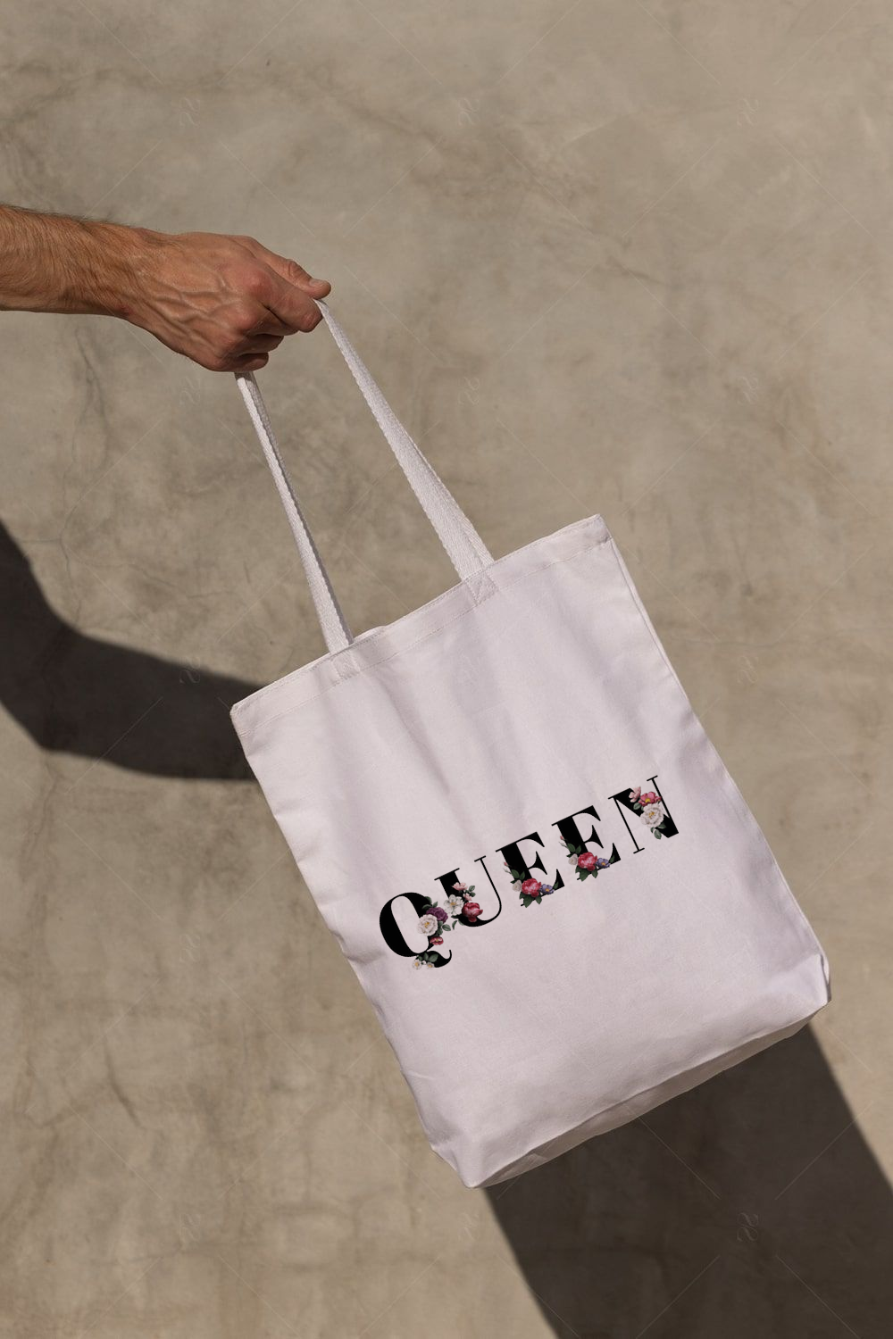 Queen Floral Tote Bag